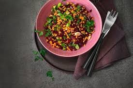 Rote Linsen Salat Mit Roter Bete Von Sessm Chefkoch Rote Linsen Salat Rezepte Mit Linsen Rote Linsen