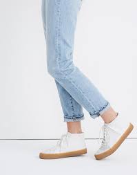 Madewell was founded in 1937 in massachusetts, and from the start it has held a classic, everyday aesthetic at its core. Sidewalk High Top Sneakers In Recycled Canvas