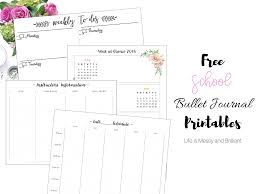 There is no end to the list of habits, logs and trackers that you can include in your journal. Free Bullet Journal Printables
