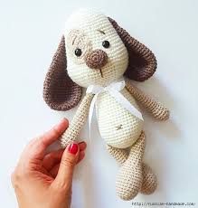 игрушки амигуруми крючком вязание игрушек крючком для начинающих схемы с подробным описанием Vyazanaya Sobachka Amigurumi Opisanie Vyazaniya 7 521x545 139kb Uzor Dlya Vyazaniya Kryuchkom Risunok Sobaki Svyazanye Kryuchkom Kukly