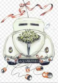 Just Married Vintage Car Wedding Wedding Clipart Free Just Married