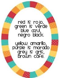 Song For Teaching Spanish Colors Spanish Colors Teaching Spanish Spanish Lessons For Kids