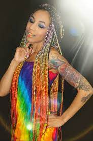 Rainbow Box Braids Hair Styles Box Braids Hairstyles Braided Hairstyles