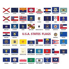 These state flags flags are great for teachers, homeschoolers and parents. Usa Capital And States Flags Collection For Print 50 Us State Etsy