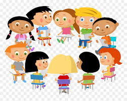 Download Clipart Circle Of Students Svg Free Library Circle Students Sitting In A Circle Hd Png Download Vhv