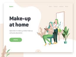 make up at home by iquadart on dribbble