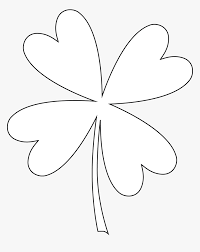 Top 20 free printable four leaf clover coloring pages online. Four Leaf Clover Coloring Page Shamrock Hd Png Download Kindpng