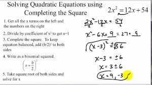 Completing The Square Practice Worksheet Unique Solving Quadratic Equations By Pleting The Square In 2020 Quadratics Solving Quadratic Equations Quadratic Equation