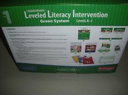 Fountas Pinnell Leveled Literacy Intervention Green System