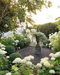 Check spelling or type a new query. A Circular Gravel Is Framed By Boxwoods And Hydrangeas