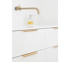 Furnipart Modern Profile Trim Handles Brushed Brass Lacquered Finish Kitchen Cupboard Handles Ikea Kitchen Handles Modern Kitchen Handles