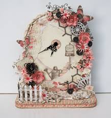 Vintage Garden Clock Pion Design Imaginarium Designs Scrapbook Com Clock Craft Crafts Handmade Crafts
