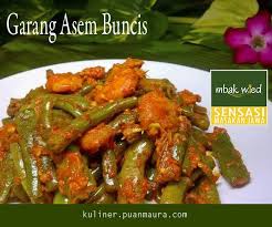 Garang Asem Buncis Masakan