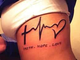 Hope and love symbolizes the three theological virtues of faith, hope, and charity or love. Infinity Faith Hope Love Tattoo Designs