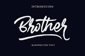 . as part of the china type acquisition, monotype imaging has secured an exclusive relationship with creative calligraphy center (ccc), a font production company in zhuhai, china, with 30 production specialists. Brother Handwritten Font 189237 Script Font Bundles Handwritten Fonts Script Fonts Brush Font