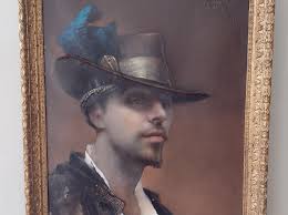 Family Portrait featuring paintings by Christopher, Ginny & Richard  Pugliese now