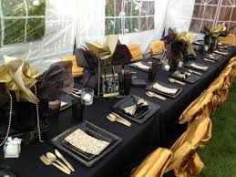 Birthday Black And Gold Party Decorations Black And Gold Birthday Party Ideas Party Partyideas Gold Birthday Party Black And Gold Party Decorations Black Gold Party