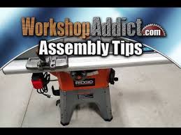 Rigid R4512 Assembly Tips Best Inexpensive Table Saw Walking In Home Depot You Spot What Looks To Be A Nice Ta Table Saw Inexpensive Table Easy Woodworking Diy
