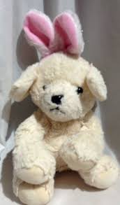 Hug Fun Plush Puppy Dog Easter Pink Bunny Rabbit Ears Costume Stuffed Animal Toy Hugfun Pet Toys Plush Stuffed Animals Dog Wear