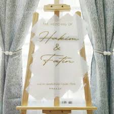 Customize your foam boards with dozens of themes, colors, and styles to make an impression. Wedding Welcome Board Welcome Sign Wedding Signage Shopee Malaysia