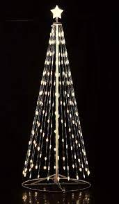 Outdoor Led Christmas Tree Buy Homebrite 144 12 Ft Outdoor Warm White Led Cone Tree W Collapsible Base With Wireless Remote 61507 Online In Indonesia B07kql45y1