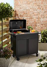 Construire la structure d'abri de barbecue. Barbecue Charbon De Bois Goodhome Rockwell 310 Noir Castorama