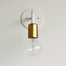 Wall Sconce Single Double Sconces Gold Wall Sconce Exposed Bulb