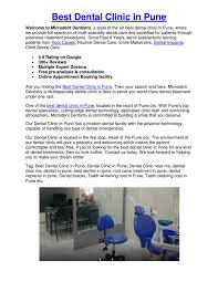 Pediatric dental clinic services ; Best Dental Clinic In Pune By Issue Issuu