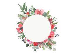 Watercolor Christmas Floral Clipart Green And Red Graphics Christmas Roses Frames And Borders With Amaryllis Flowers In 2021 Floral Artwork Christmas Watercolor Flower Graphic