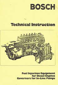 Bosch Diesel Fuel Pump Manuals For Mechanics