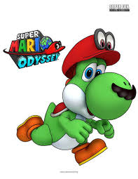 You are able to find it and then give to your kids, especially sons. Yoshi Super Mario Odyssey Coloring Sheet Super Fun Coloring