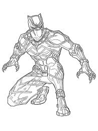 However, coloring them won't be that hard as the outfit of black panther essentially only has two main colors. Top 20 Printable Black Panther Coloring Pages Online Coloring Pages