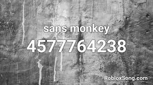 Roblox is a massive game, and it provides many tools, and sometimes to use those tools you find some difficulties and the roblox decal id is. Sans Monkey Roblox Id Roblox Music Codes