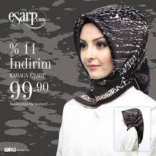 Hijab Esarp Panosundaki Pin