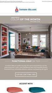 Sw 7024 functional gray interior/exterior color collection: A New Color For The Month Sherwin Williams Email Archive