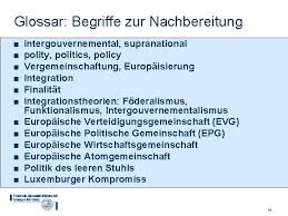 Politik des leeren stuhls posiada 3 tłumaczenia na 2 języków. Dr Petra Bendel Friedrichalexanderuniversitt Erlangennrnberg Vorlesung Einfhrung In