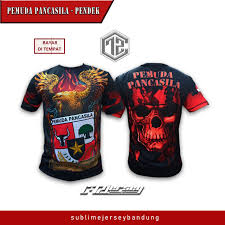 Garda terdepan mengawal pancasila di indonesia . Kaos Pemuda Pancasila Lengan Pendek Fullprint Sublimejerseybandung C 72 Jersey Bandung Official Store Lazada Indonesia