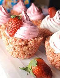 A Fancy Twist On Rice Krispies Treats Crispy Treats Desserts Dessert Recipes