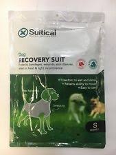 Suitical Recovery Suit For Dogs Black Size Small Clothing Shoes Dog Supplies Pet