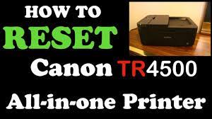 Along with resetting the ink cartridge, some of you may also require help with how to reset the canon printer to its factory settings. How To Reset Canon Pixma Tr4500 All In One Printer Youtube