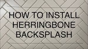This is the exact tile i used. How To Install Herringbone Subway Tile Backsplash Quick Easy Herringbone Kitchen Backsplash Youtube