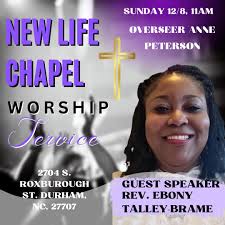 Join our very own Rev. Ebony Talley-Brame tomorrow as she brings the word  🙏🏾