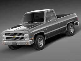 3d Model 1981 1987 Chevrolet 3d Model Chevrolet Classic Chevy Trucks C10 Chevy Truck