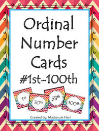 Maybe you would like to learn more about one of these? Ordinal Numbers Cards By Mackenzie Hart Teachers Pay Teachers