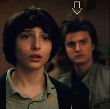 The first time Steve actually met Eleven...😆📸❤️ #StrangerThings