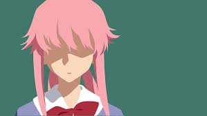Looking for information on the anime mirai nikki (tv) (the future diary)? Anime Mirai Nikki Future Diary Minimalist Yuno Gasai Hd Wallpaper Wallpaperbetter