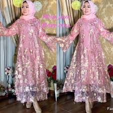 Details of gamis aulia embroidery tulle netting + puring cloth comfortable to wear. Jual Gamis Kebaya Puring Terbaru Lazada Co Id