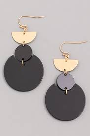 Modern Mystery Dangle Earrings Pendant Earrings Statement Earrings Unique Dangle Earrings Jewelry Metal Jewelry
