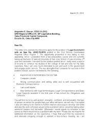 36 Government Philippines Government Job Application Letter Sample