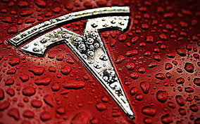 Tesla metal logo rojo metal, tesla logo, marcas de coches, tesla, Fondo de  pantalla HD | Peakpx